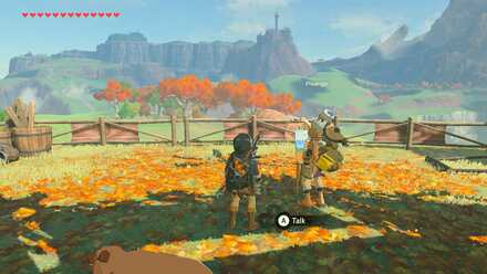 The Legend of Zelda Breath of the Wild (BotW) Pikango in East Akkala Stable