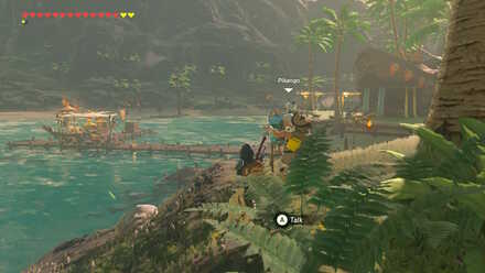 The Legend of Zelda Breath of the Wild (BotW) Pikango in Lurelin Village