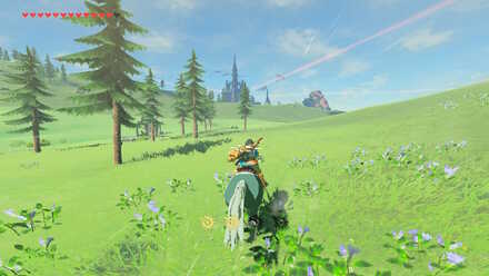 The Legend of Zelda Breath of the Wild (BotW) Going to west side of Hyrule Castle