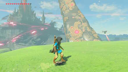 The Legend of Zelda Breath of the Wild (BotW) Hyrule Castle west