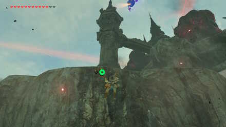 The Legend of Zelda Breath of the Wild (BotW) Climbing cliff to spire