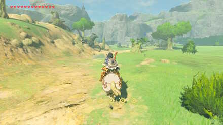 The Legend of Zelda Breath of the Wild (BotW) Road to Fort Hateno