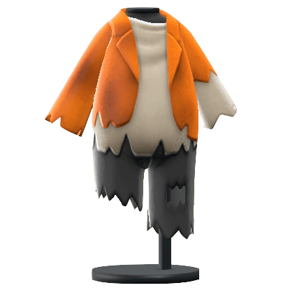 The Orange version of Raggedy Outfit