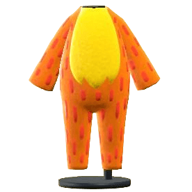 The Orange version of Flashy Animal Costume