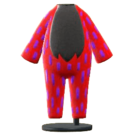 The Red version of Flashy Animal Costume