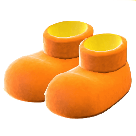 The Orange version of Flashy Animal Boots