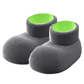 The Black version of Flashy Animal Boots