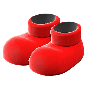 The Red version of Flashy Animal Boots