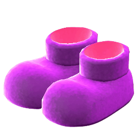 The Purple version of Flashy Animal Boots