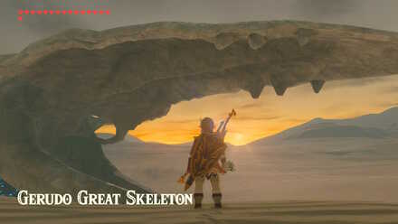 Breath of the Wild - Find Gerudo Great Skeleton - BotW