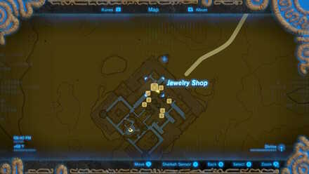 Jewelry shop location