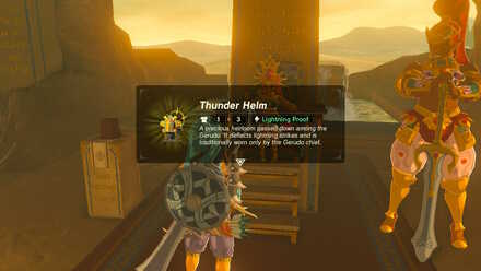 The Thunder Helm reward 1