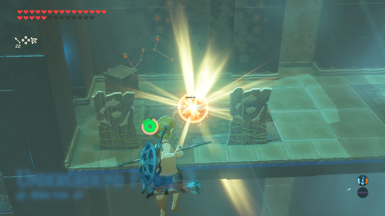 BOTW - The Middle Trials - Bokoblin on Upper Right Platform