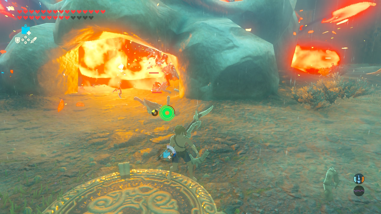 BOTW - The Final Trials - Blowing Up an Explosive Barrel