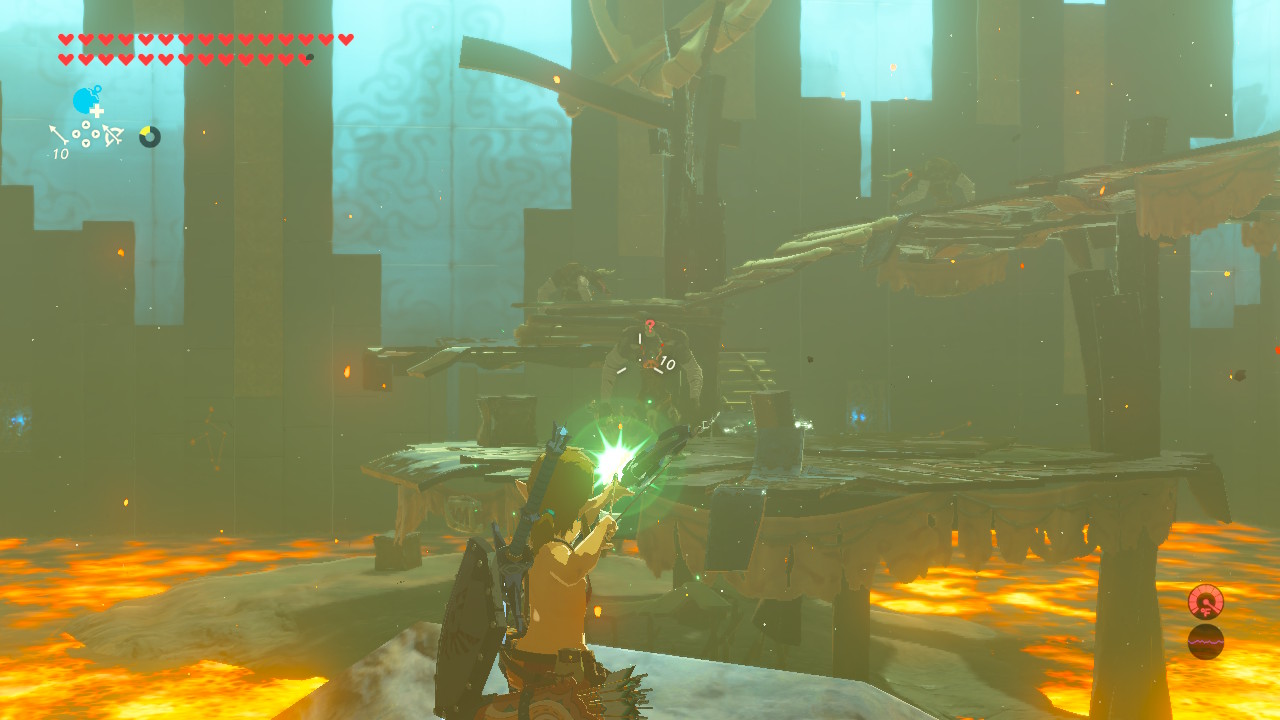 BOTW - The Final Trials - Enemies on a Tower