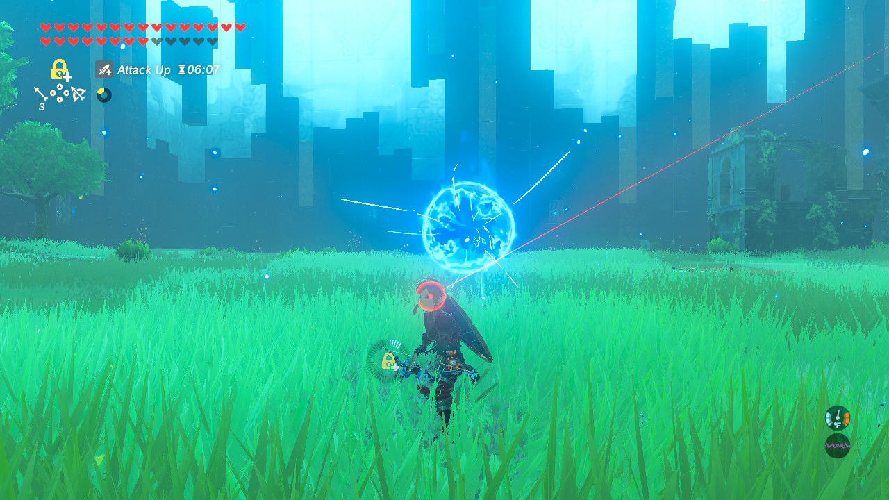 BOTW - The Final Trials - Using an Ancient Arrow on White-Maned Lynel