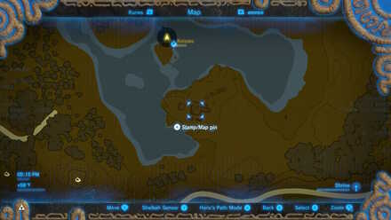 BotW - EX Treasure Ancient Mask Map