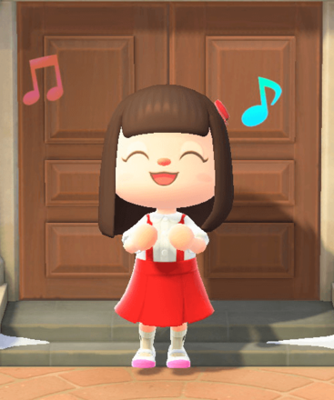 ACNH - Glee Reaction