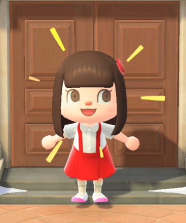 ACNH - Encouraging Reaction