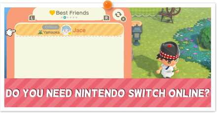 animal crossing do you need nintendo online