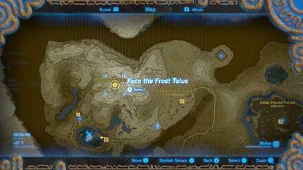 Frost Talus location