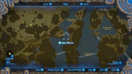 BOTW - EX Treasure Dark Armor Map 1