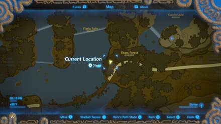 BOTW - EX Treasure Ebra Forest Map