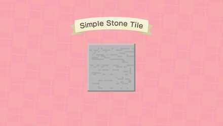 ACNH - Simple Stone Tile