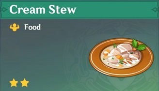 Genshin Impact - How to Get Cream Stew and Effects