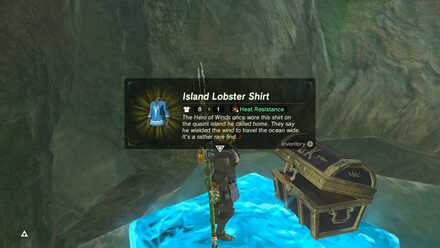 BOTW - EX Treasure Garb of Winds Island Lobster Shirt