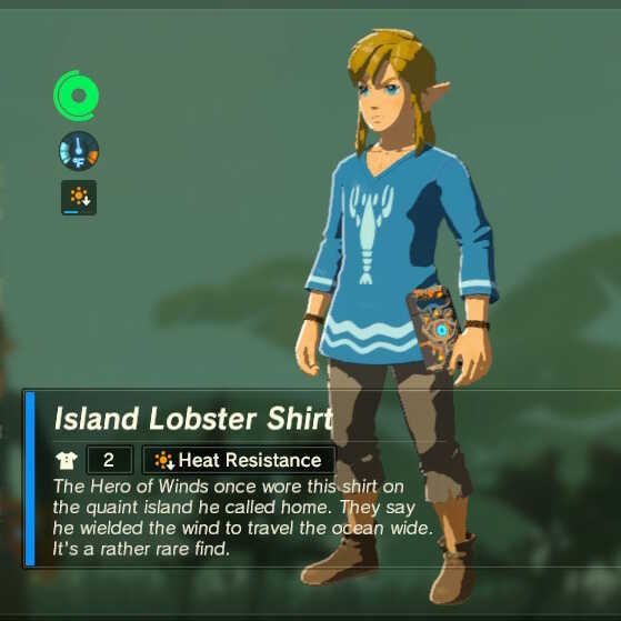 BOTW - EX Treasure Garb of Winds Reward