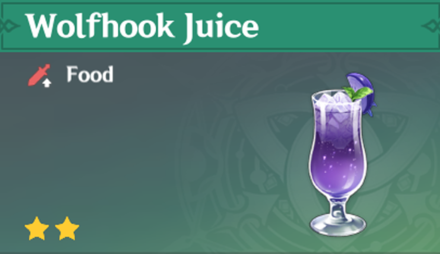 Genshin Impact - How to Get Wolfhook Juice and Effects