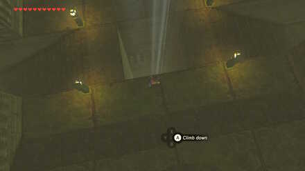 BOTW - EX Teleportation Rumors Lomei Labyrinth Island Path Down