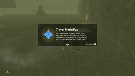 BOTW - EX Teleportation Rumors Lomei Labyrinth Island Travel Medallion