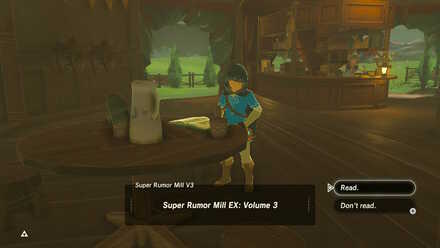 BOTW - EX Ancient Horse Rumors  Journal