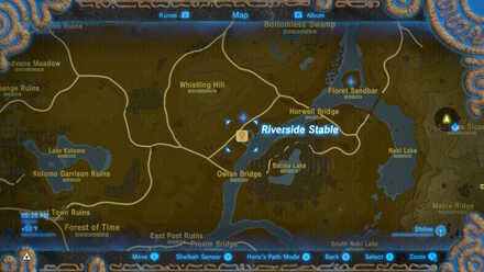 BOTW - Riverside Stable Map