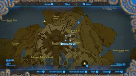 BOTW - EX Royal Guard Rumors Hallway Map
