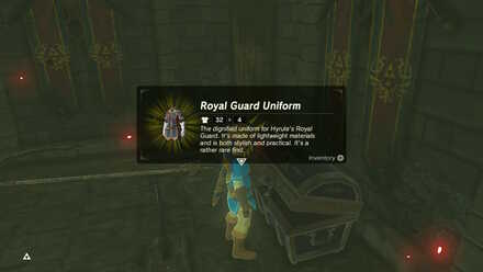 BOTW - EX Royal Guard Rumors Royal Guard Uniform