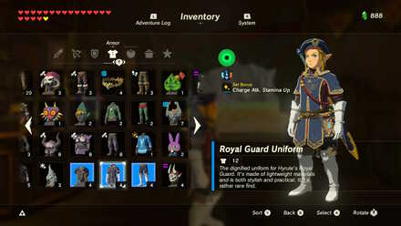 BOTW - EX Royal Guard Rumors  Reward