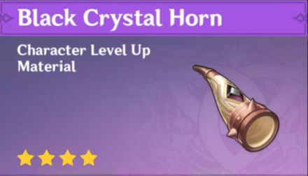 Genshin Impact - How to Get Black Crystal Horn and Effects