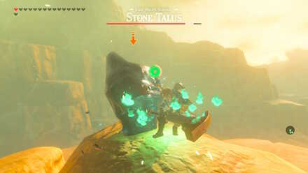 Hammer and Charged Attack (BotW) - Stone Talus (Luminous)