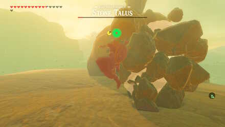 Stone Throws (BotW) - Stone Talus (Luminous)