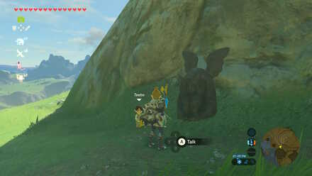 Horned Statue location