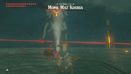 BOTW - Monk Maz Koshia Boss Guide Phase 3 Sheikah Earth Spell