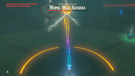 BOTW - Monk Maz Koshia Boss Guide Lightning Spiked Metal Ball