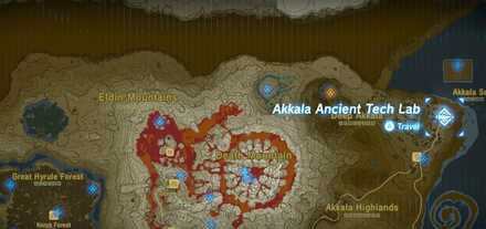 Akkala Ancient Tech Lab location