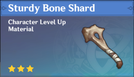 Genshin Impact - How to Get Sturdy Bone Shard and Effects