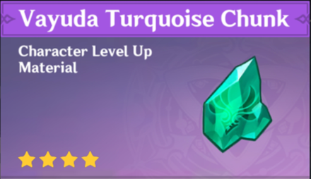 Genshin Impact - How to Get Vayuda Turquoise Chunk and Effects