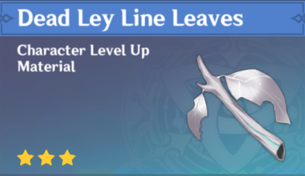 Genshin Impact - How to Get Dead Ley Line Leaves and Effects