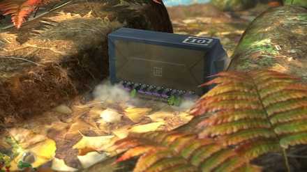 Continue forward and push the paper bag.jpg